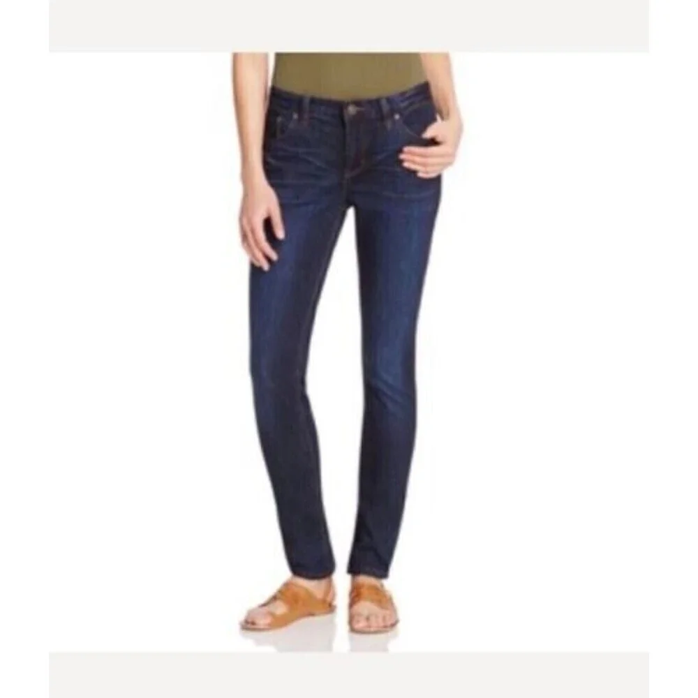 FREE PEOPLE Tijuana Blue Denim Casual Skinny Jeans Size 28